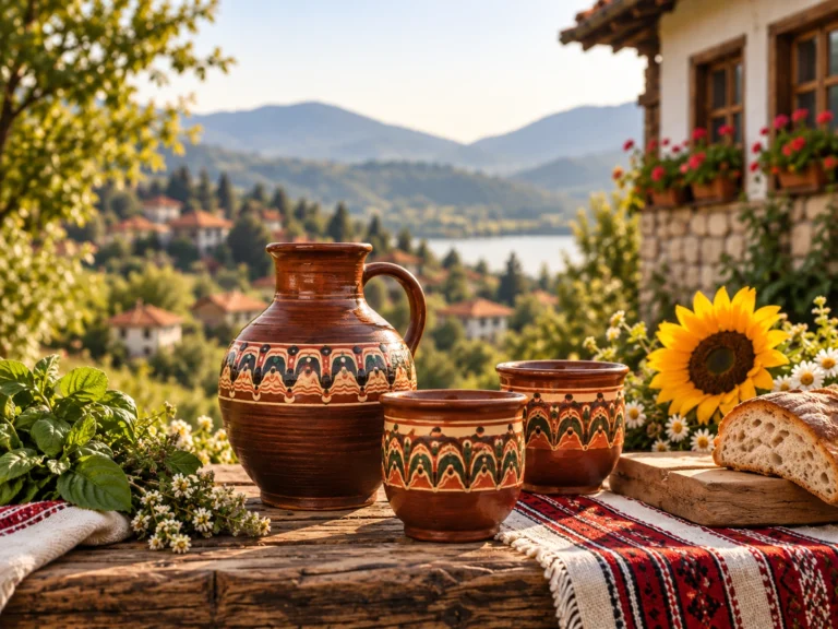 Керамична чаша (ръчна изработка)